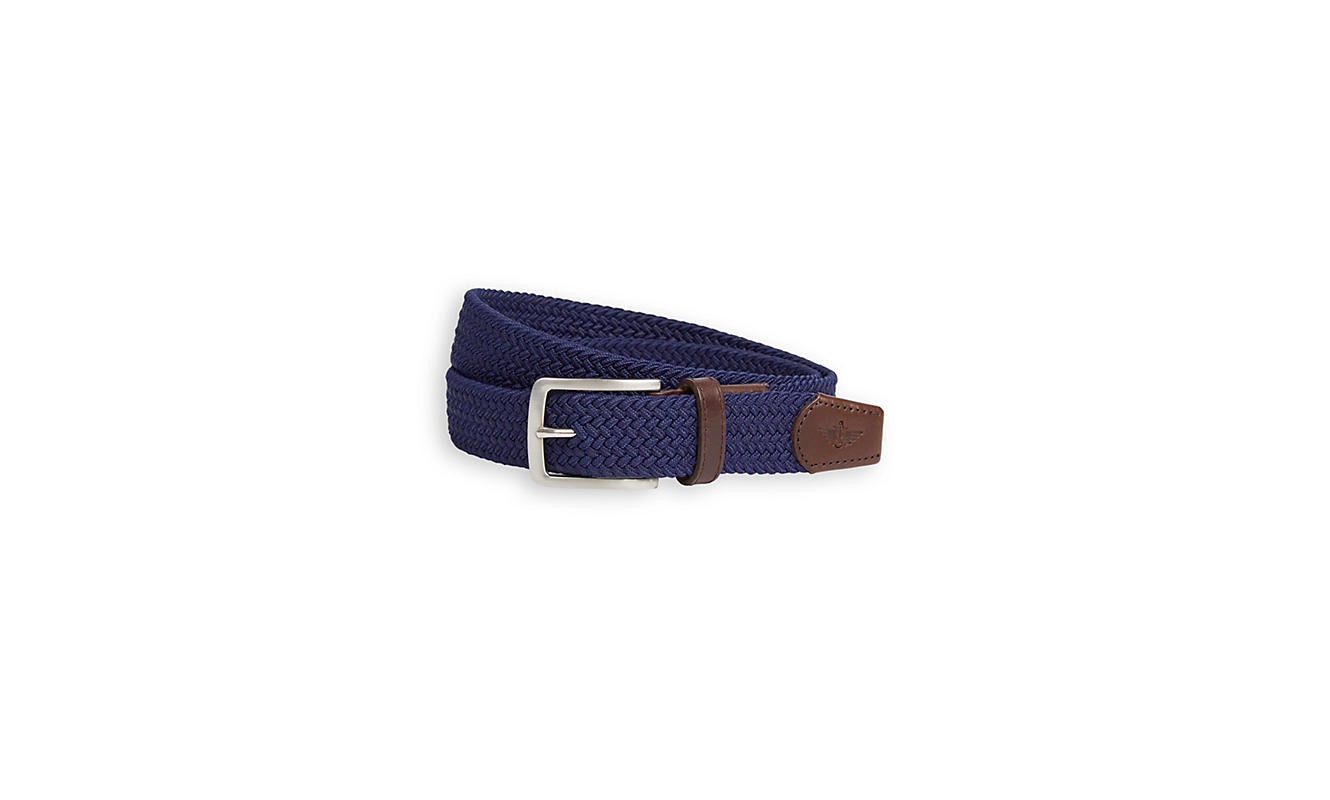DOCKERS CASUAL BRAIDED COTTON BELT OCEAN VIEW